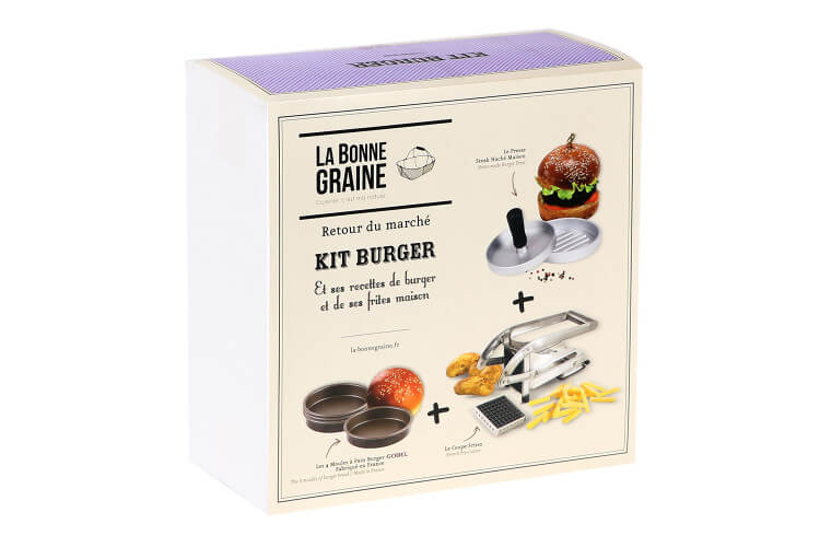 Kit Burger Maison La Bonne Graine 8 Ustensiles