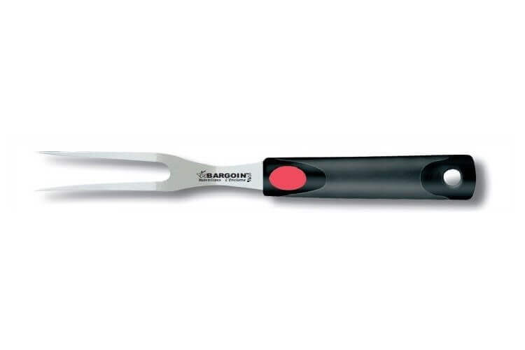 Fourchette courbée 2 piques Util-Chef Bargoin acier inox 26cm