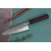 Couteau santoku japonais artisanal Yu Kurosaki Fujin 16,5cm SG2