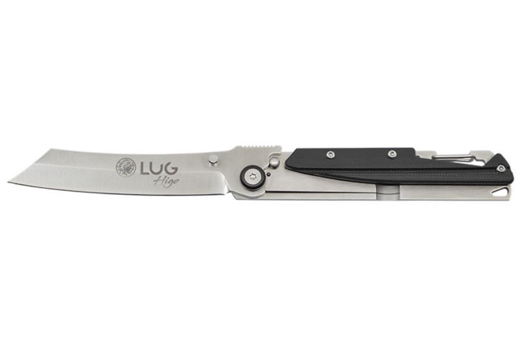 Couteau pliant Lug Higo LUSP3SHB manche en acier et G10 noir 11cm