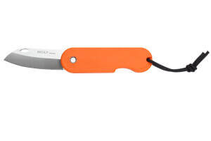 Couteau pliant Skult français éco-responsable manche orange 10cm
