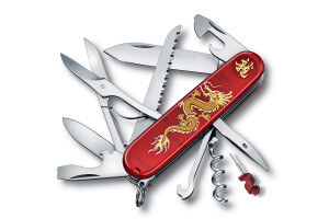 Couteau suisse Victorinox Huntsman année du Dragon 91mm 16 fonctions - Édition limitée 2024