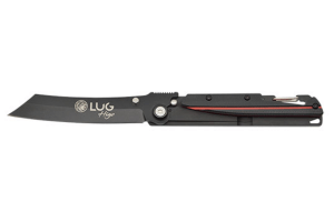 Couteau pliant LUG Higo Titanium LUSP3THRB manche en acier et G10 noir et rouge 11cm