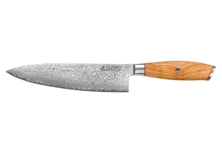 Couteau de chef 20cm Wusaki Fujiko 10CR damas