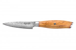 Couteau d'office 9cm Wusaki Fujiko 10CR damas