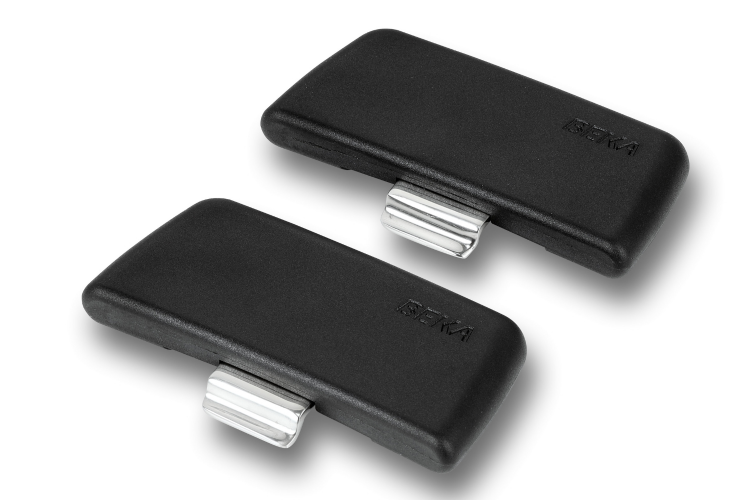 Set de 2 poign&eacute;es amovibles Beka R'Evolution en bak&eacute;lite