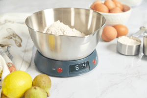 Balance de cuisine Zyliss avec bol en acier inoxydable - Jusqu'à 5kg