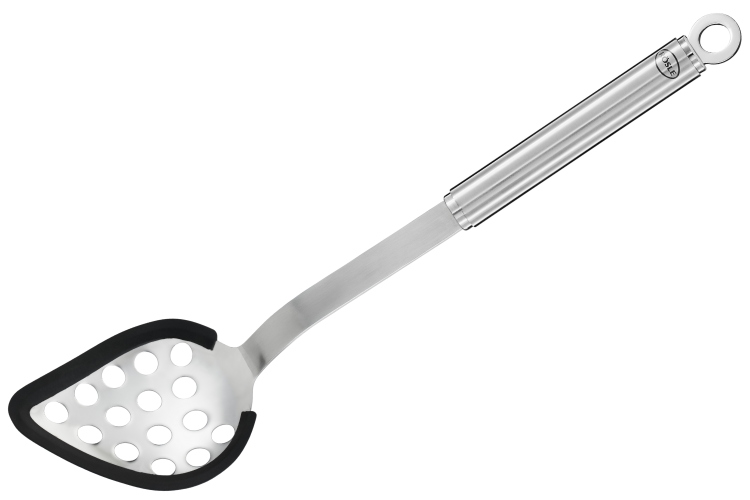 Cuill&egrave;re ajour&eacute;e Rosle en acier inoxydable et silicone