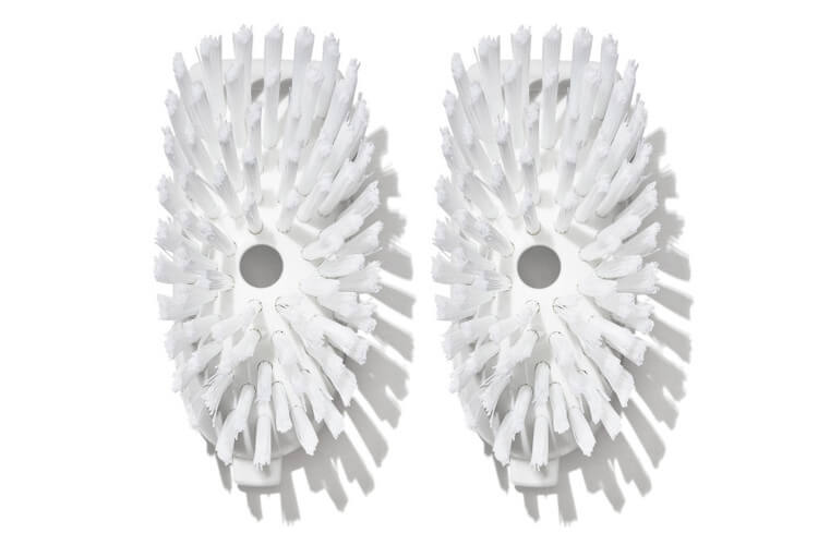 KAZAI. Brosse de Toilette en Silicone et Porte-Brosse de Toilette en Optique Bois | Acier Inoxydable, Tête en Silicone, Design en Bambou | Brosse WC pour Salle de Bain | Le Noir