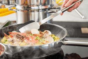 Spatule Rosle en acier inoxydable et silicone