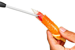 Set de 4 curettes à crustacés Oxo 24cm en acier inoxydable