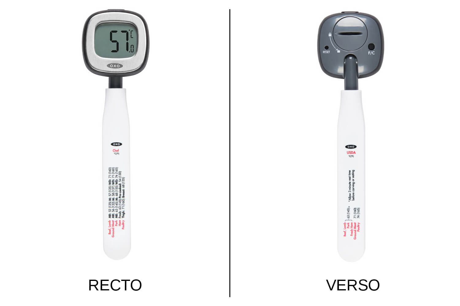 Thermomètre numérique Oxo à sonde -40°C à +150°C