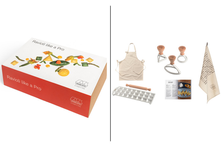 Coffret raviolis maison Marcato Ravioli Like a Pro taille L