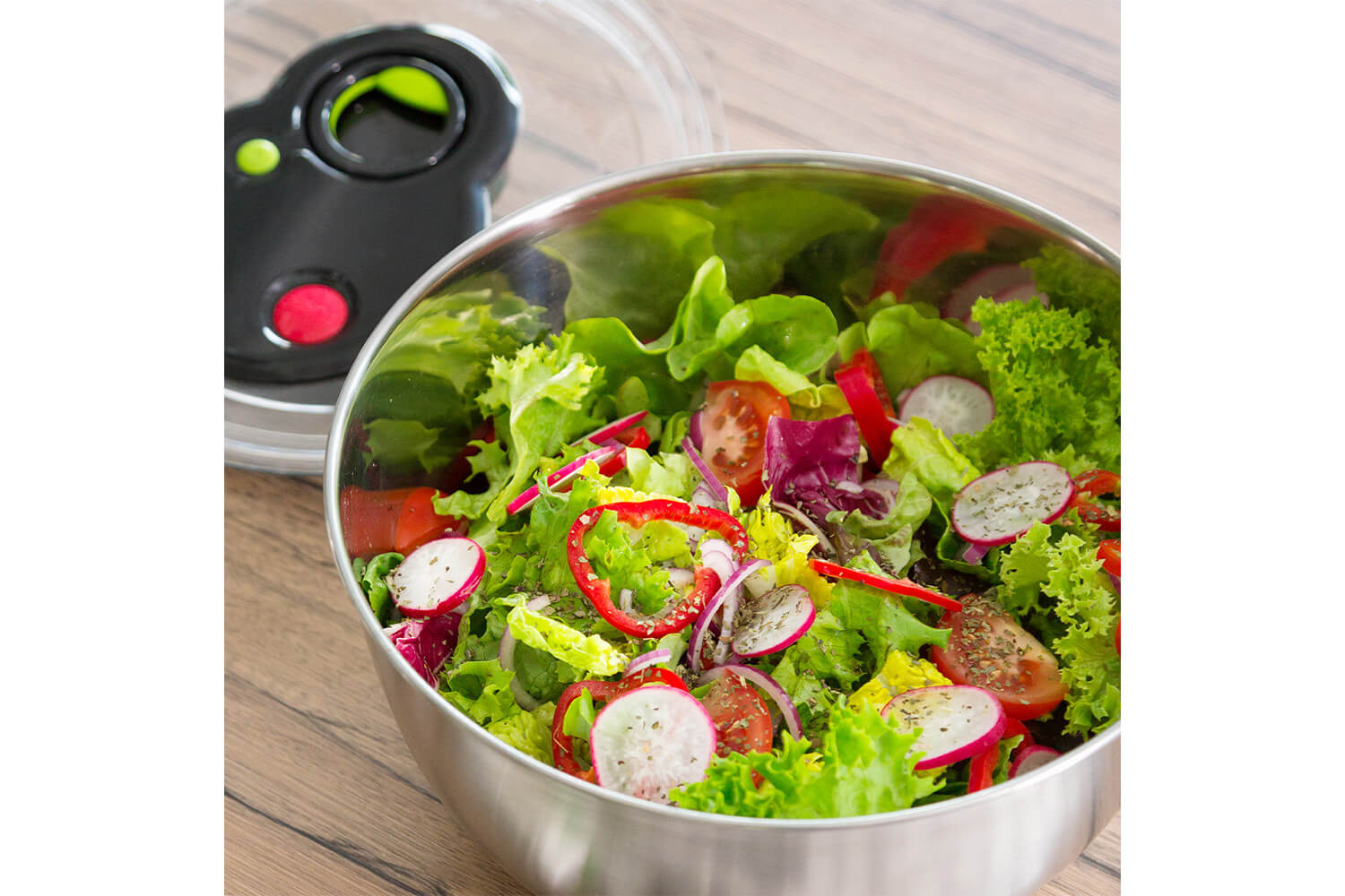 Essoreuse à salade pliable avec cordon-Emsa