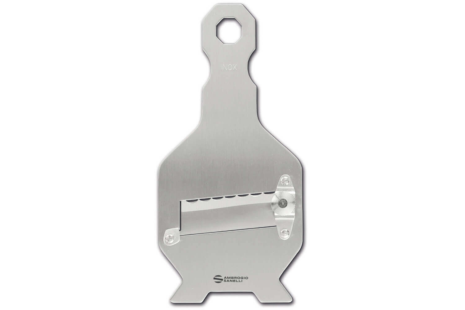 Trancheuse à Truffes Calder En Inox 18/10 - Dimensions 18,5 X 8,5 Cm, Fabrication Italienne