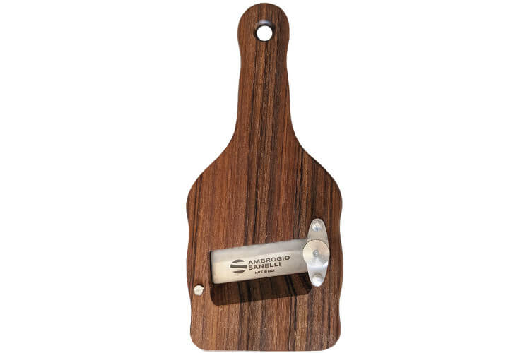 Mandoline à truffes Ambrogio Sanelli lame lisse en inox et manche en ovangkol