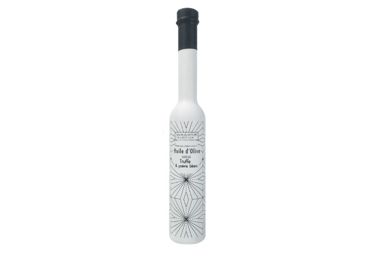 Huile d'olive Savor&Sens Color Block saveur truffe et poivre blanc - 20cl