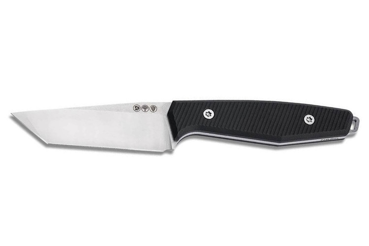 Couteau B&ouml;ker AK1 American Tanto 129504 lame en acier 7,6cm manche en G10 noir + &eacute;tui en kydex