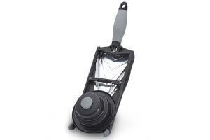 Mandoline De Buyer Kobra noire avec poussoir