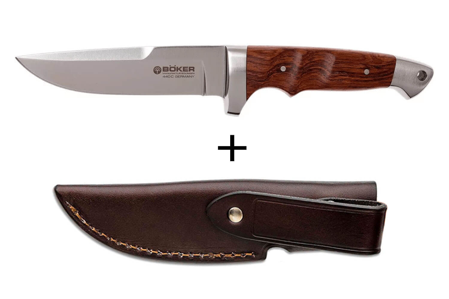Boker Vollintegral 2.0 Rosewood Fixed Blade Knife 121585