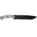 Machette Esee Junglas JUNGLAS-E lame acier carbone noir 26,5cm manche micarta gris + étui