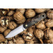 Couteau Böker Barlow BFF 120506 lame en acier 7cm manche en noyer + étui en cuir