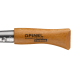 Couteau pliant Opinel Tradition Carbone n°02 lame 3,5cm manche hêtre + virole tournante