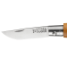 Couteau pliant Opinel Tradition Carbone n°02 lame 3,5cm manche hêtre + virole tournante