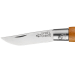 Couteau pliant Opinel Tradition Carbone n°03 lame 4cm manche hêtre