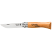 Couteau pliant Opinel Tradition Carbone n°06 lame 7cm manche hêtre + virole tournante