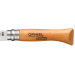 Couteau pliant Opinel Tradition Carbone n°06 lame 7cm manche hêtre + virole tournante