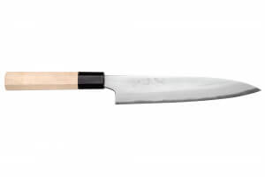 Couteau universel 18cm japonais artisanal Naoki Mazaki WS2 poli