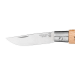 Couteau pliant Opinel Tradition Inox n°03 lame 4cm manche hêtre