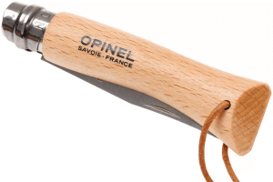 Couteau pliant Opinel Tradition Inox Baroudeur n°07 lame 8cm manche hêtre