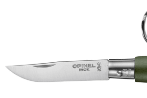 Couteau pliant Opinel Porte-clés Colorama n°04 lame 5cm manche charme kaki