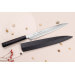 Couteau yanagiba japonais artisanal 27cm Sakai Takayuki Byakko manche en ébène + étui