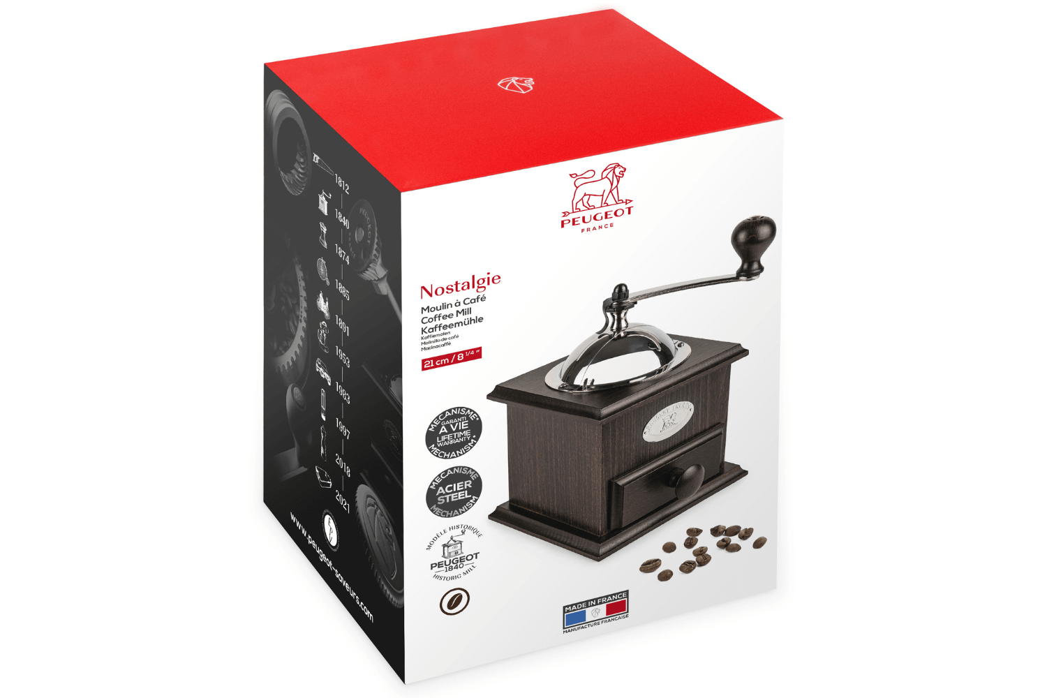 Janod Machine à Café Barista En Bois – Avec Moulin Manuel, 20 Accessoires, Jouet D’imitation Dès 3 Ans