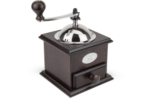 Moulin à café manuel Peugeot Nostalgie en hêtre chocolat 21cm