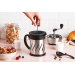Moulin à café et cafetière à piston 2 en 1 Peugeot Paris Press en inox / ABS 15cm