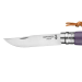 Couteau pliant Opinel Baroudeur Colorama n°06 lame 7cm manche charme violet gris