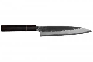 Couteau universel 18cm japonais artisanal Naoki Mazaki WS2 Black Nashiji