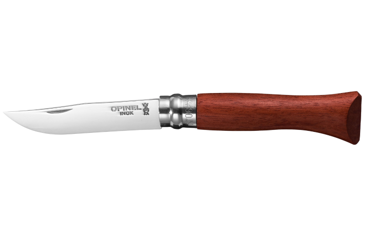Couteau pliant Opinel Tradition Luxe n&deg;06 lame poliglace 7cm manche padouk