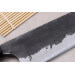 Couteau gyuto 21cm japonais artisanal Naoki Mazaki WS2 Black Nashiji