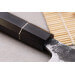 Couteau universel 18cm japonais artisanal Naoki Mazaki WS2 Black Nashiji