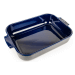 Plat four rectangle Peugeot Appolia en céramique bleu