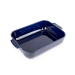 Plat four rectangle Peugeot Appolia en céramique bleu