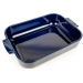 Plat four rectangle Peugeot Appolia en céramique bleu