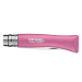 Couteau pliant Mon Premier Opinel n°07 lame 8cm manche en charme fuchsia