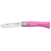 Couteau pliant Mon Premier Opinel n°07 lame 8cm manche en charme fuchsia