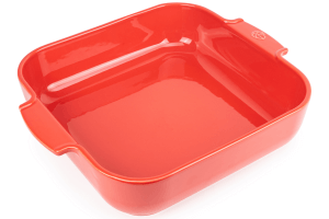 Plat four carré Peugeot Appolia en céramique rouge